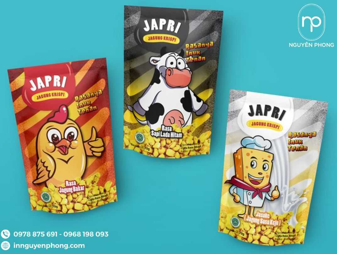 in logo cho snack 